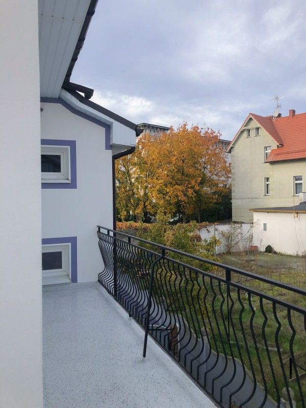 Widok z balkonu pokoju